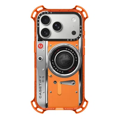 Casetify Iphone 17 Pro Case Orange Bounce Case Magsafe Compatible  Camera Case - Classic