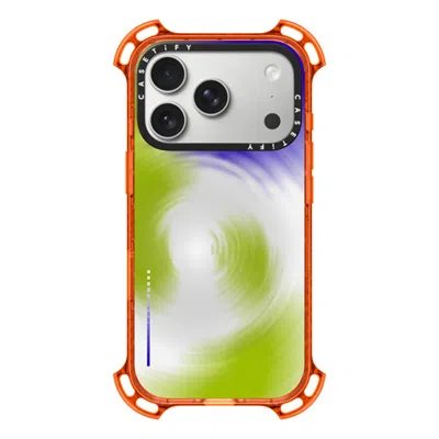 Casetify Iphone 17 Pro Case Orange Bounce Case Magsafe Compatible  Gradient,futurism Matcha Ripples