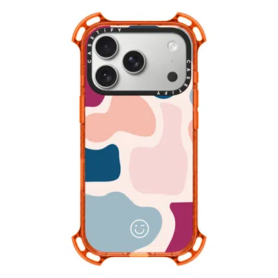 Casetify Iphone 17 Pro Case Orange Bounce Case Magsafe Compatible  Kic Army  In Gray