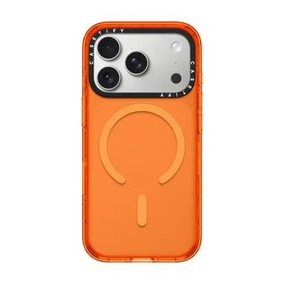 Casetify Iphone 17 Pro Case Orange Impact Case Magsafe Compatible  Bretman Custom Case