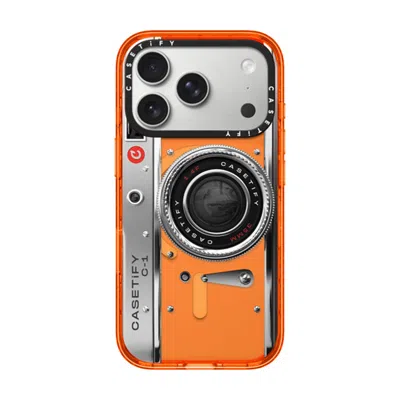 Casetify Iphone 17 Pro Case Orange Impact Case Magsafe Compatible  Camera Case - Classic