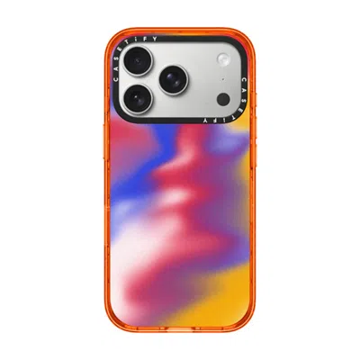 Casetify Iphone 17 Pro Case Orange Impact Case Magsafe Compatible  Gradient,futurism Primary Aura