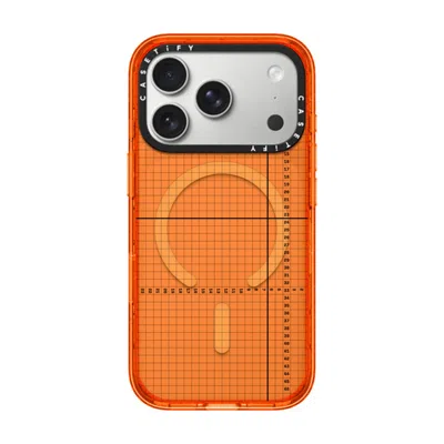 Casetify Iphone 17 Pro Case Orange Impact Case Magsafe Compatible  Metrics