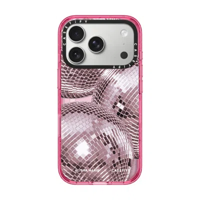 Casetify Iphone 17 Pro Case Pink Impact Case Magsafe Compatible  Alisha Marie Disco Baby Case