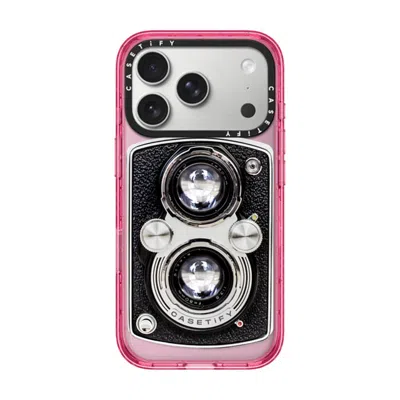 Casetify Iphone 17 Pro Case Pink Impact Case Magsafe Compatible  Camera Case - Vintage  In Gray
