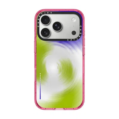 Casetify Iphone 17 Pro Case Pink Impact Case Magsafe Compatible  Gradient,futurism Matcha Ripples