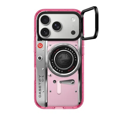 Casetify Iphone 17 Pro Case Pink Impact Ring Stand Case Magsafe Compatible  Camera Case - Classic
