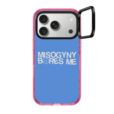 Casetify Iphone 17 Pro Case Pink Impact Ring Stand Case Magsafe Compatible  Misogyny Bores Me