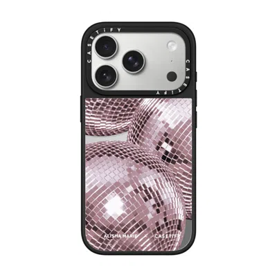 Casetify Iphone 17 Pro Case Silver On Black Mirror Case Magsafe Compatible  Alisha Marie Disco Baby Case Case