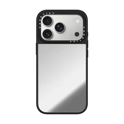 Casetify Iphone 17 Pro Case Silver On Black Mirror Case Magsafe Compatible  _iphone6.1 (2019) Impact