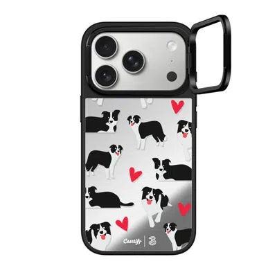 Casetify Iphone 17 Pro Case Silver On Black Mirror Ring Stand Case Magsafe Compatible  3hk Cny #3