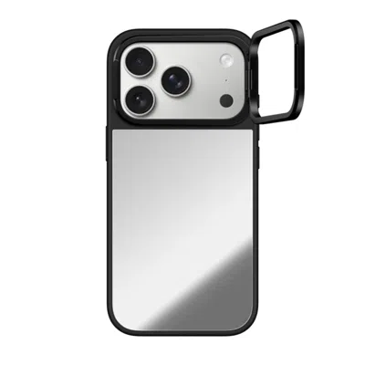 Casetify Iphone 17 Pro Case Silver On Black Mirror Ring Stand Case Magsafe Compatible  _iphone6.5 (20