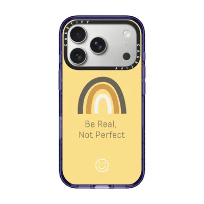 Casetify Iphone 17 Pro Case Soft Blue Impact Case Magsafe Compatible  Be Real, Not Perfect  In Pink