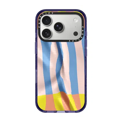 Casetify Iphone 17 Pro Case Soft Blue Impact Case Magsafe Compatible  Pattern Afternoon At Bondi