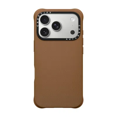 Casetify Iphone 17 Pro Case Tan Bioveg Case Magsafe Compatible   Nft Your Case (cms Edition / Rc3)  In Brown