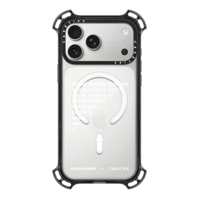 Casetify Iphone 17 Pro Max Case Black Bounce Case Magsafe Compatible  Alisha Marie Social Battery Case Caseti