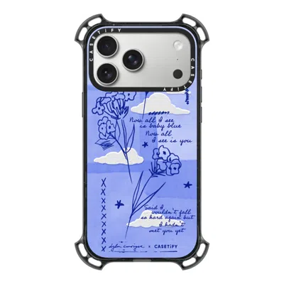 Casetify Iphone 17 Pro Max Case Black Bounce Case Magsafe Compatible  Baby Blue