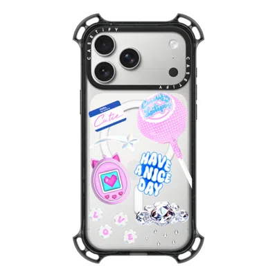 Casetify Iphone 17 Pro Max Case Black Bounce Case Magsafe Compatible  Y2k Collage