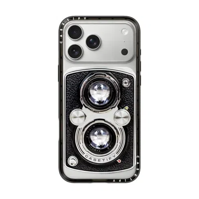 Casetify Iphone 17 Pro Max Case Black Compact Case Magsafe Compatible  Camera Case - Vintage  In Pink