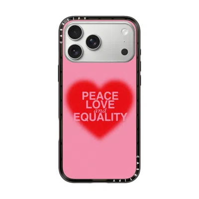 Casetify Iphone 17 Pro Max Case Black Compact Case Magsafe Compatible  Peace Love And Equality