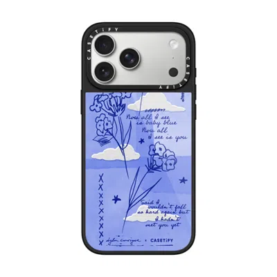 Casetify Iphone 17 Pro Max Case Black Glaze Case Magsafe Compatible  Baby Blue