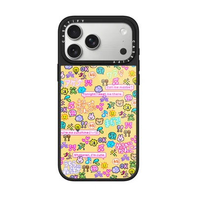 Casetify Iphone 17 Pro Max Case Black Glaze Case Magsafe Compatible  Emoji Paradise