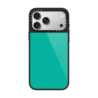 Casetify Iphone 17 Pro Max Case Black Glaze Case Magsafe Compatible  Mint Green