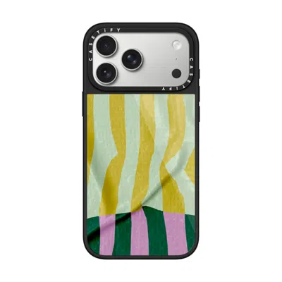 Casetify Iphone 17 Pro Max Case Black Glaze Case Magsafe Compatible  Pattern Afternoon At Capri