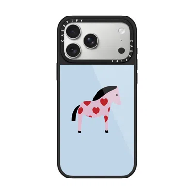 Casetify Iphone 17 Pro Max Case Black Glaze Case Magsafe Compatible  Pony With Red Heart - Blue Me Away Caset