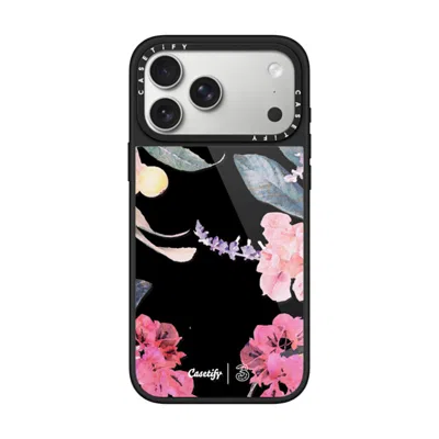 Casetify Iphone 17 Pro Max Case Black Glaze Case Magsafe Compatible  Spring Design #2 - Floral Garden Casetif
