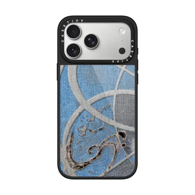 Casetify Iphone 17 Pro Max Case Black Glaze Case Magsafe Compatible  Surrealism Cyber Denim