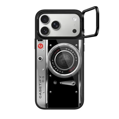 Casetify Iphone 17 Pro Max Case Black Glaze Ring Stand Case Magsafe Compatible  Camera Case - Classic Casetif