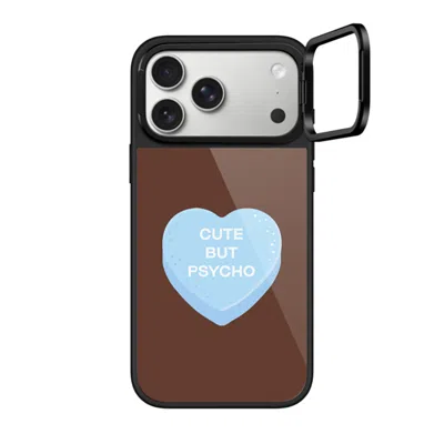 Casetify Iphone 17 Pro Max Case Black Glaze Ring Stand Case Magsafe Compatible  Cute But Psycho - Hot Fudge C
