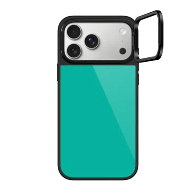 Casetify Iphone 17 Pro Max Case Black Glaze Ring Stand Case Magsafe Compatible  Mint Green