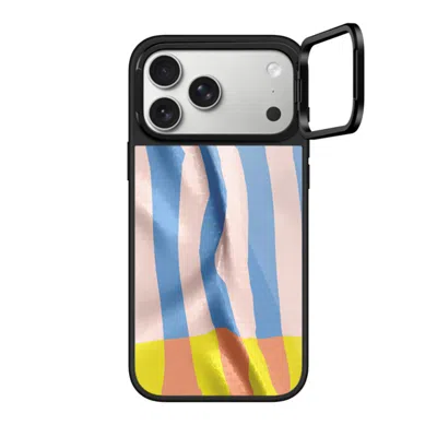 Casetify Iphone 17 Pro Max Case Black Glaze Ring Stand Case Magsafe Compatible  Pattern Afternoon At Bondi