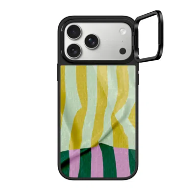 Casetify Iphone 17 Pro Max Case Black Glaze Ring Stand Case Magsafe Compatible  Pattern Afternoon At Capri