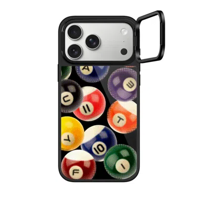 Casetify Iphone 17 Pro Max Case Black Glaze Ring Stand Case Magsafe Compatible  Sport Billiard