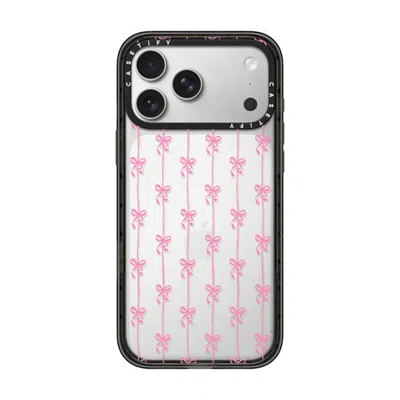 Casetify Iphone 17 Pro Max Case Black Impact Case  Cottagecore Ballet Stripes