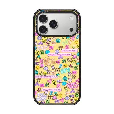 Casetify Iphone 17 Pro Max Case Black Impact Case  Emoji Paradise