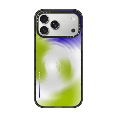 Casetify Iphone 17 Pro Max Case Black Impact Case  Gradient,futurism Matcha Ripples