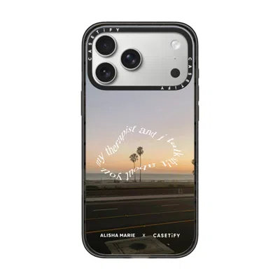 Casetify Iphone 17 Pro Max Case Black Impact Case Magsafe Compatible  Alisha Marie Sunsets & Therapy Case Cas