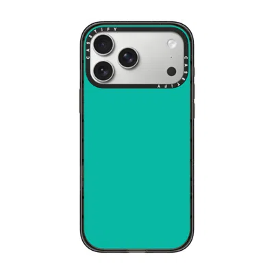 Casetify Iphone 17 Pro Max Case Black Impact Case Magsafe Compatible  Mint Green