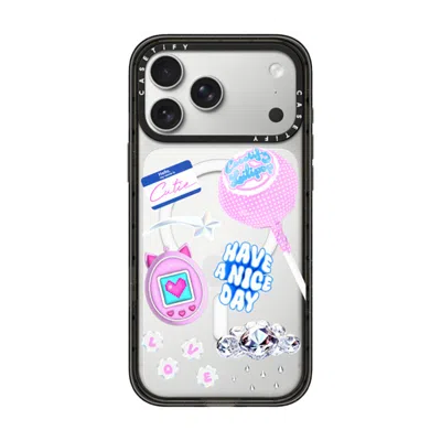 Casetify Iphone 17 Pro Max Case Black Impact Case Magsafe Compatible  Y2k Collage