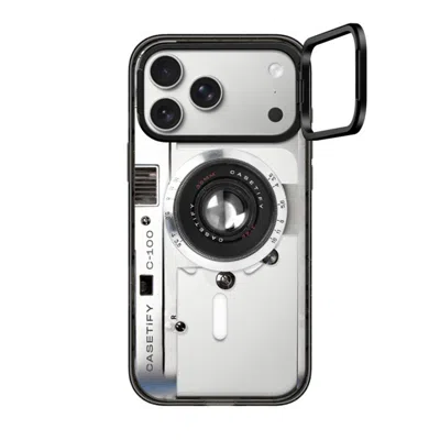 Casetify Iphone 17 Pro Max Case Black Impact Ring Stand Case Magsafe Compatible  Camera Case - Retro