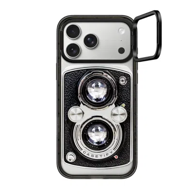 Casetify Iphone 17 Pro Max Case Black Impact Ring Stand Case Magsafe Compatible  Camera Case - Vintage Caseti In Orange