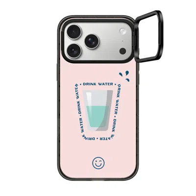 Casetify Iphone 17 Pro Max Case Black Impact Ring Stand Case Magsafe Compatible  Hydrate Then Dominate Caseti