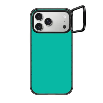 Casetify Iphone 17 Pro Max Case Black Impact Ring Stand Case Magsafe Compatible  Mint Green