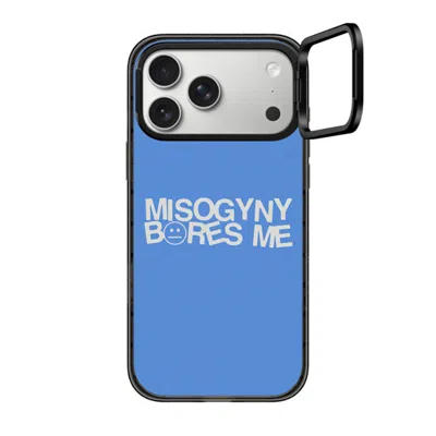Casetify Iphone 17 Pro Max Case Black Impact Ring Stand Case Magsafe Compatible  Misogyny Bores Me