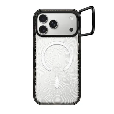 Casetify Iphone 17 Pro Max Case Black Impact Ring Stand Case Magsafe Compatible  Nature,pattern Topography Ma