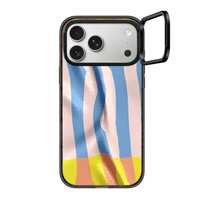 Casetify Iphone 17 Pro Max Case Black Impact Ring Stand Case Magsafe Compatible  Pattern Afternoon At Bondi